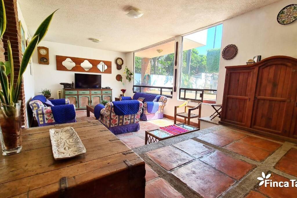 Finca Taino. Hermosa Casa Con Alberca 히우테펙 외부 사진